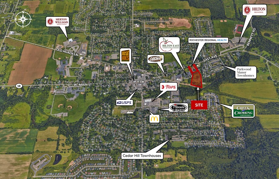 261 East Ave, Hilton, NY à vendre - Photo du bâtiment - Image 2 de 4