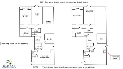 8413 Biscayne blvd, Miami, FL for lease Floor Plan- Image 1 of 1