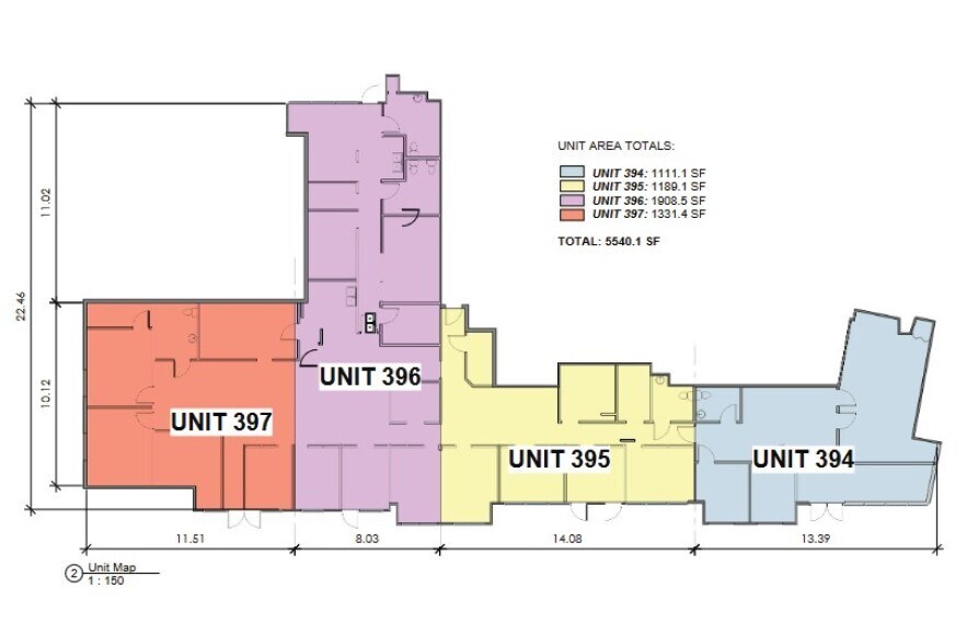 342 4th Ave SE, Calgary, AB T2G 5R1 - Unit 395 - - Floor Plan - Image 1 of 1