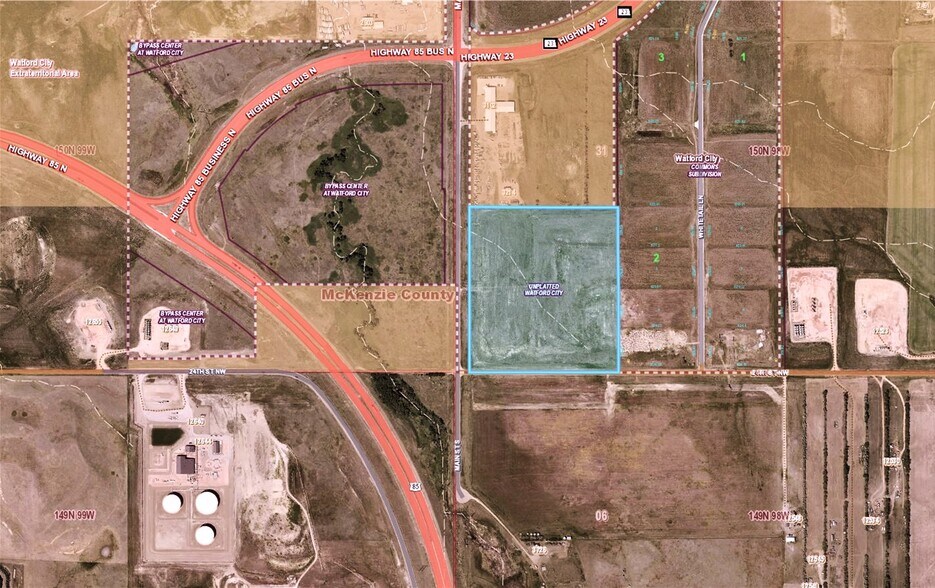 Main, Watford City, ND for sale - Plat Map - Image 2 of 3