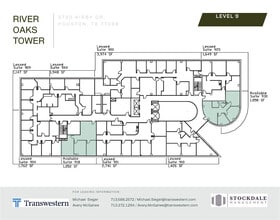 3730 Kirby Dr, Houston, TX à louer Plan d’étage- Image 1 de 1