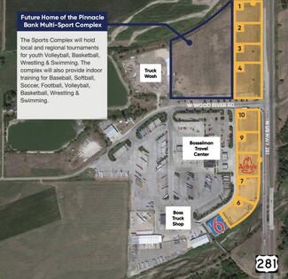 Plus de détails pour Interstate 80 and US Highway 281 Interchange, Grand Island, NE - Terrain à vendre