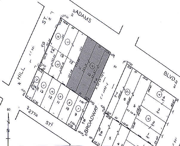 2601 S Broadway, Los Angeles, CA for lease - Plat Map - Image 3 of 10