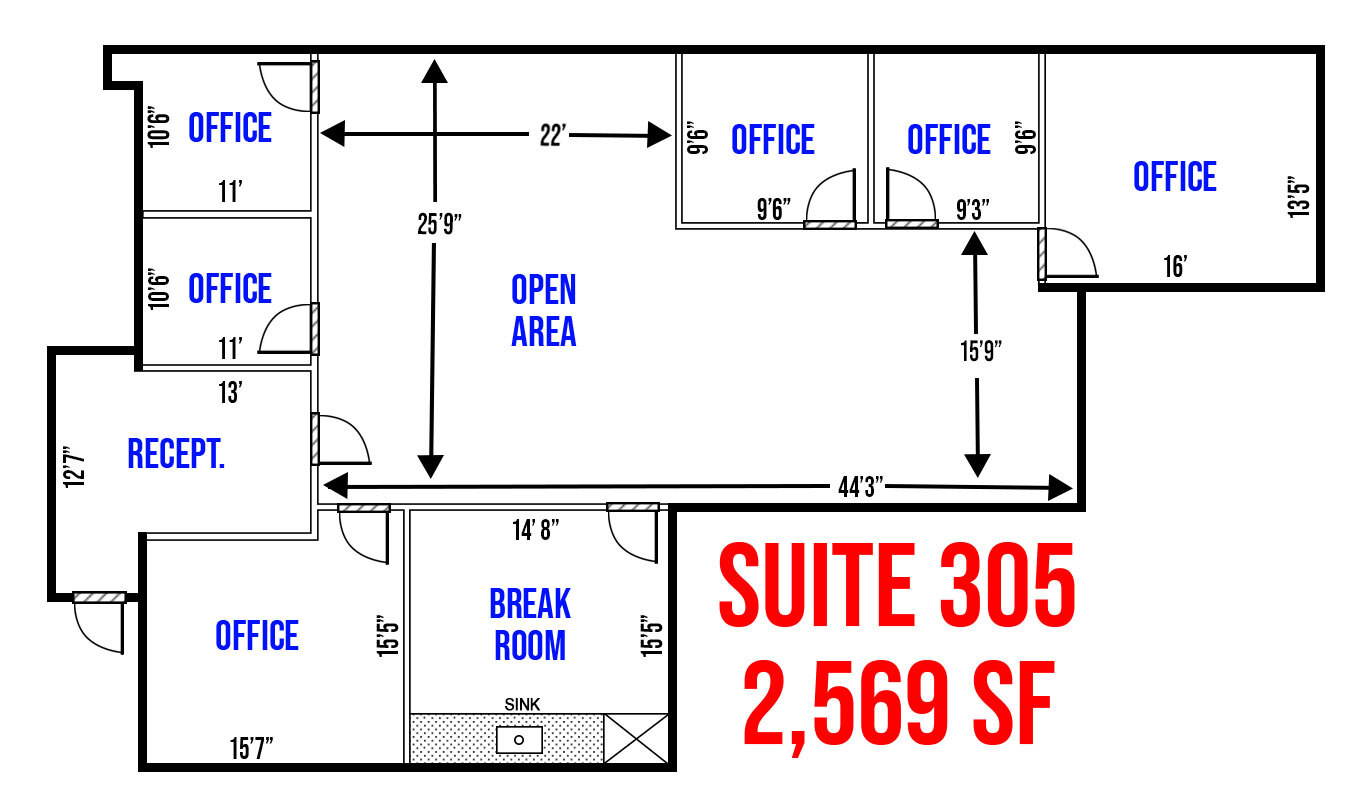 7251 W Palmetto Park Rd, Boca Raton, FL à louer Plan d  tage- Image 1 de 1