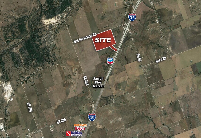 I-35 & DOS HERMANAS, Jarrell, TX for sale - Building Photo - Image 2 of 4