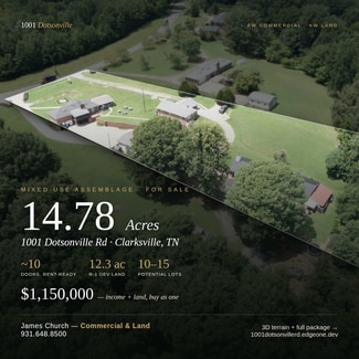 Plus de détails pour 1001 Dotsonville Rd, Clarksville, TN - Multi-résidentiel à vendre