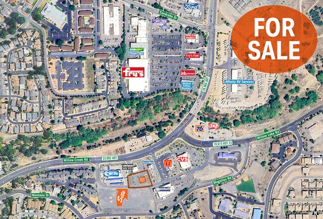 More details for Willow Creek Rd & Willow Lane Rd, Prescott, AZ - Retail for Sale