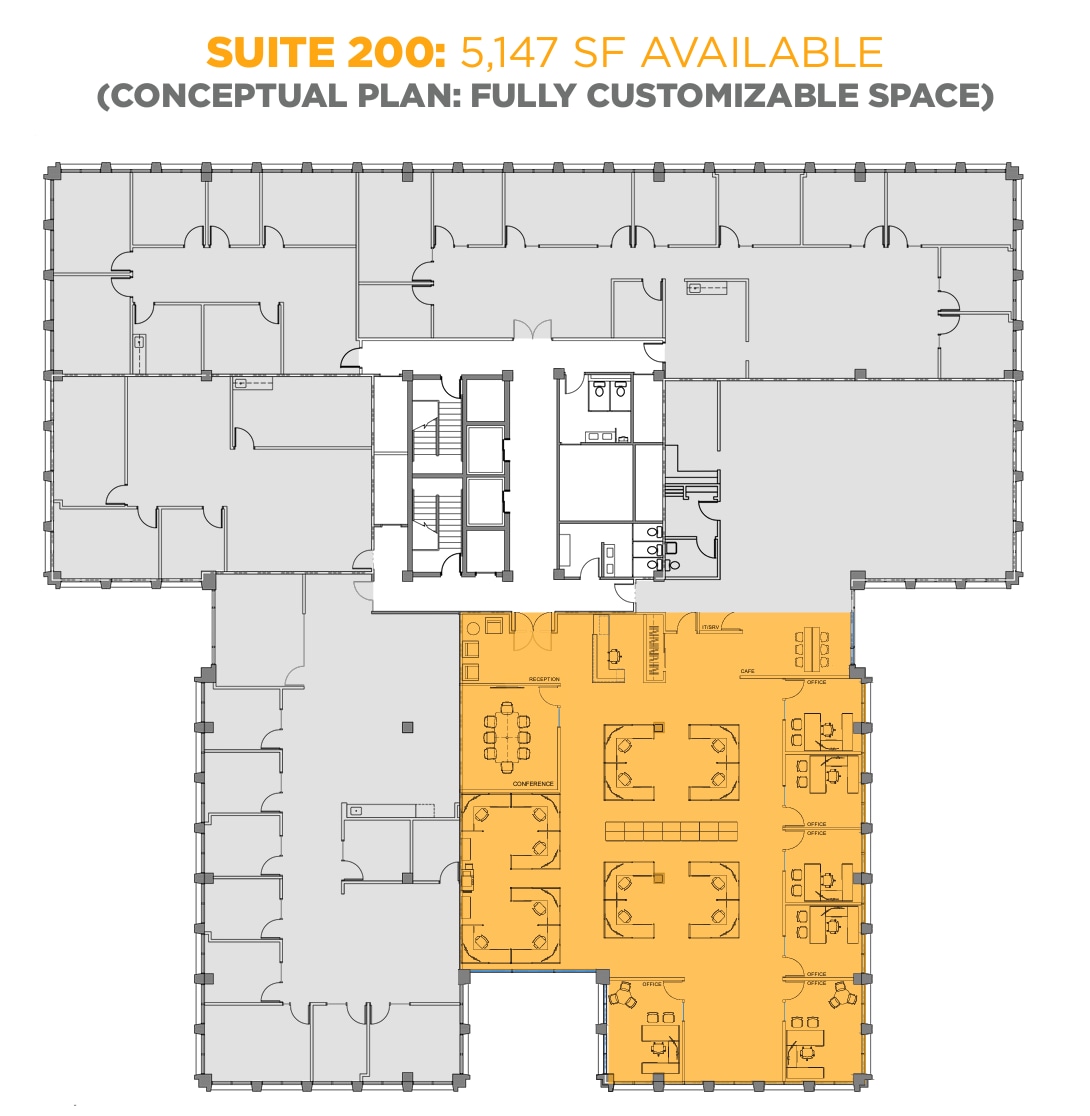 25550 Chagrin Blvd, Beachwood, OH for lease Floor Plan- Image 1 of 1