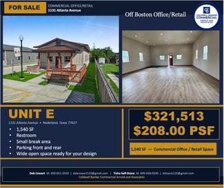 More details for 1131 Atlanta Ave, Nederland, TX - Office for Sale