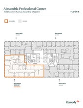 4660 Kenmore Ave, Alexandria, VA à louer Plan d’étage- Image 1 de 1