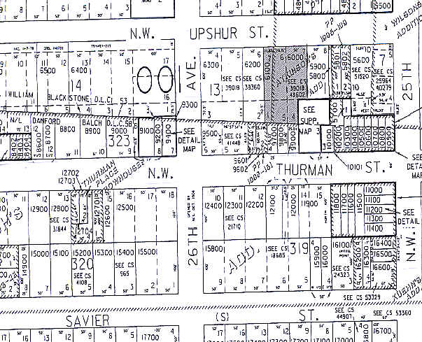 2544 NW Upshur St, Portland, OR à louer - Plan cadastral - Image 3 de 10