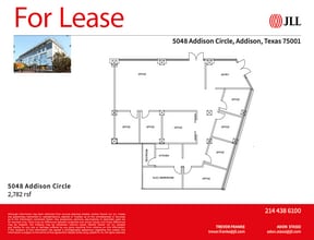 5040 Addison Cir, Addison, TX à louer Plan d’étage- Image 1 de 2