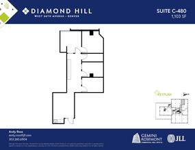 2490 W 26th Ave, Denver, CO à louer Plan d’étage- Image 1 de 2