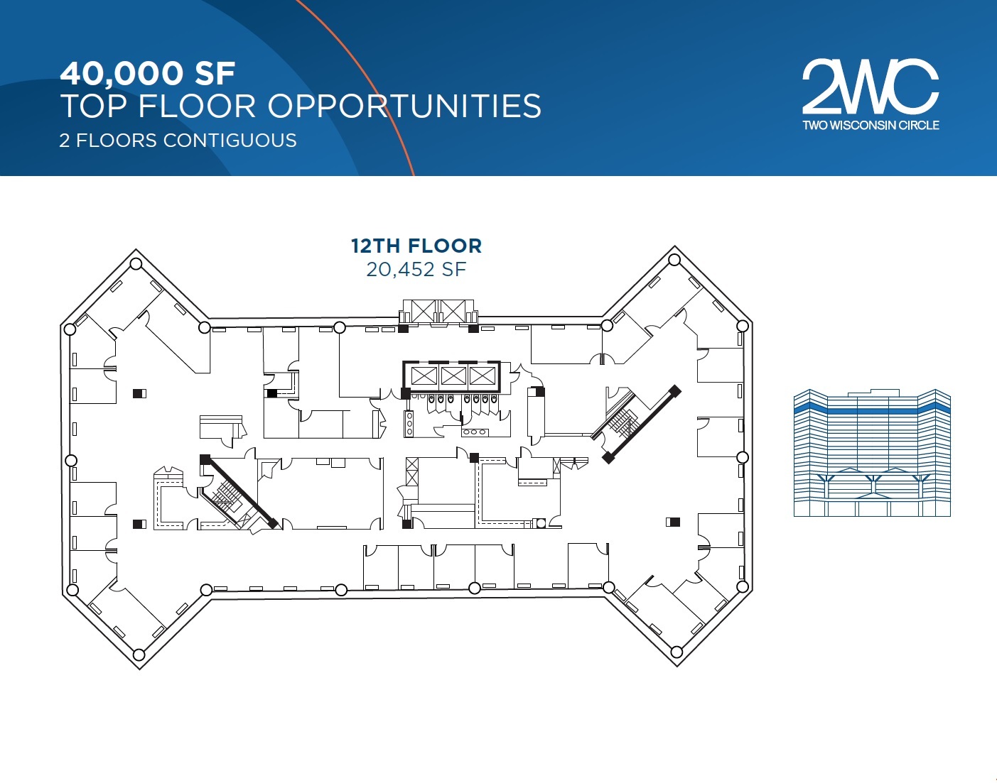 2 Wisconsin Cir, Chevy Chase, MD à louer Plan d  tage- Image 1 de 1