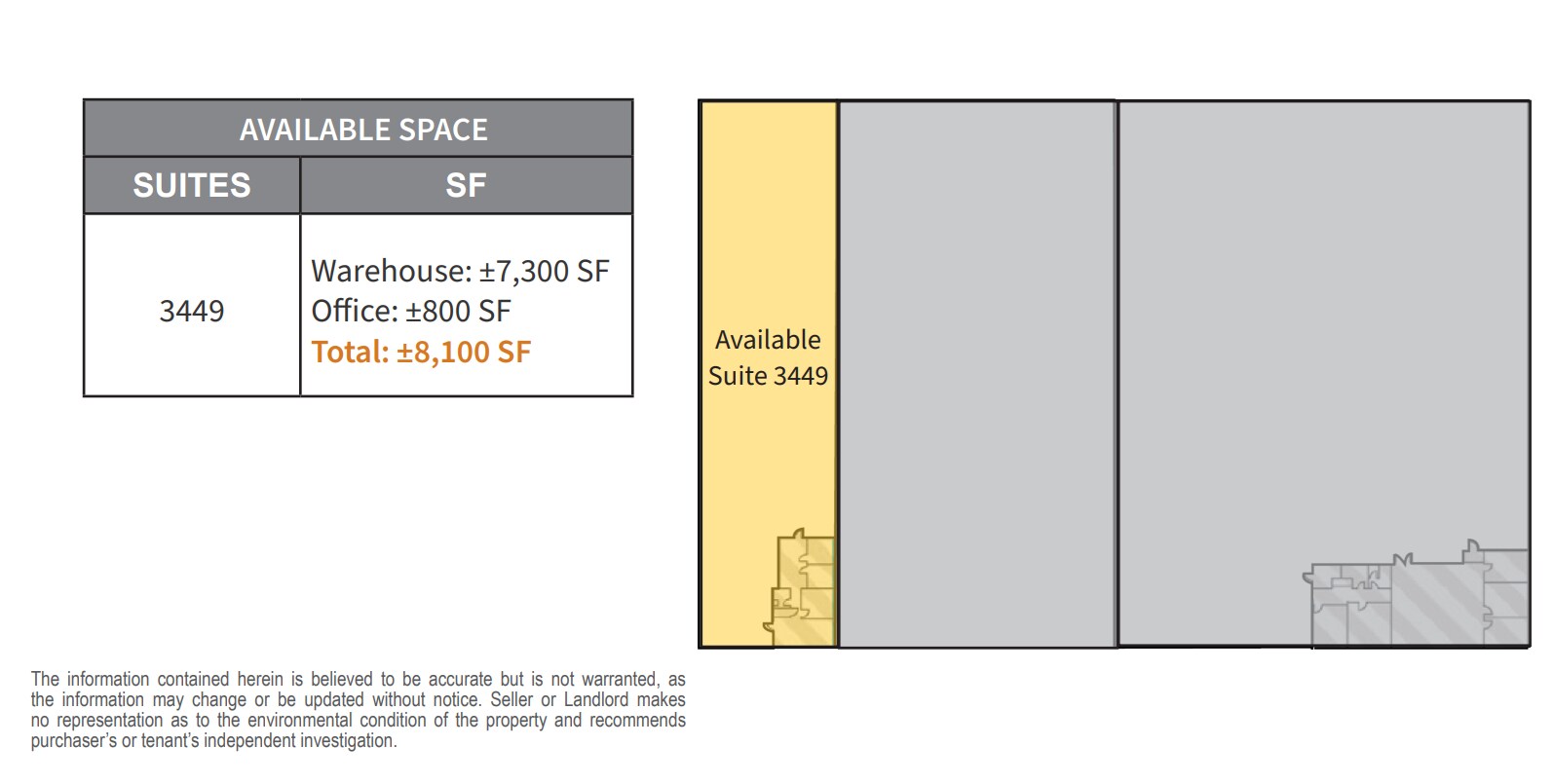3439-3455 Steen St, San Antonio, TX à louer Plan d’étage- Image 1 de 2
