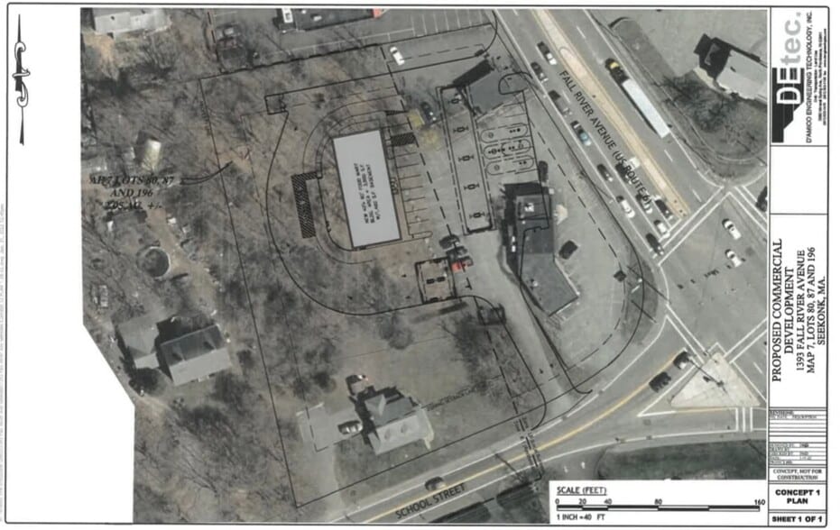 1387 Fall River Ave, Seekonk, MA à vendre - Photo du bâtiment - Image 3 de 3