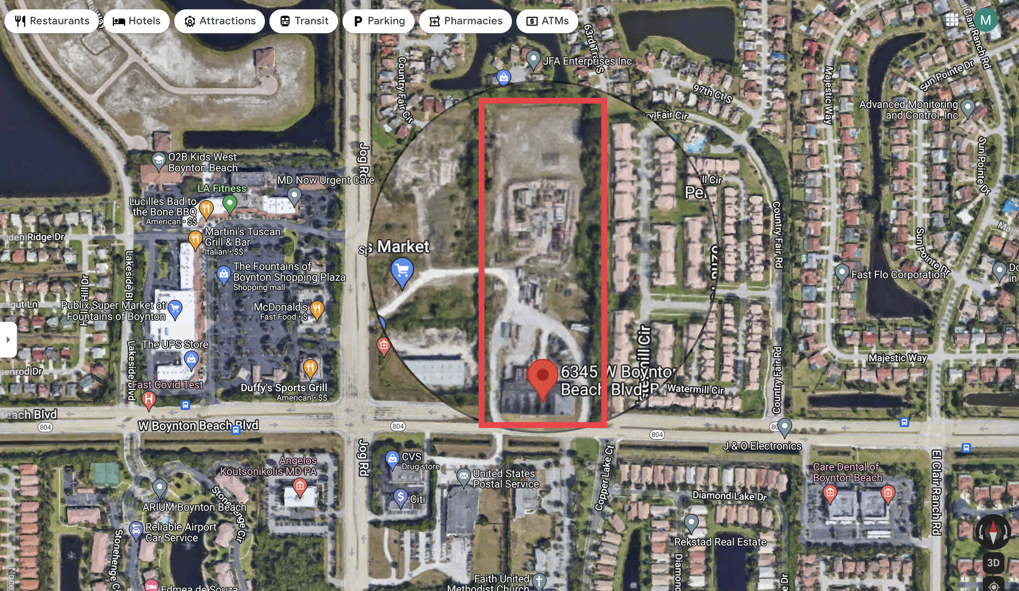 6345 W Boynton Beach Blvd, Boynton Beach, FL for sale Aerial- Image 1 of 1