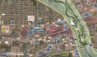 2720 Sylvan Ave, Dallas, TX - AÉRIEN Vue de la carte