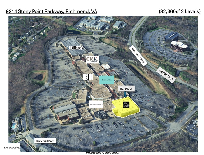 9214 Stony Point Pky, Richmond, VA à vendre - Plan de site - Image 2 de 2
