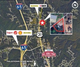 2436 Ebenezer Ln, Gardendale, AL - AERIAL  map view