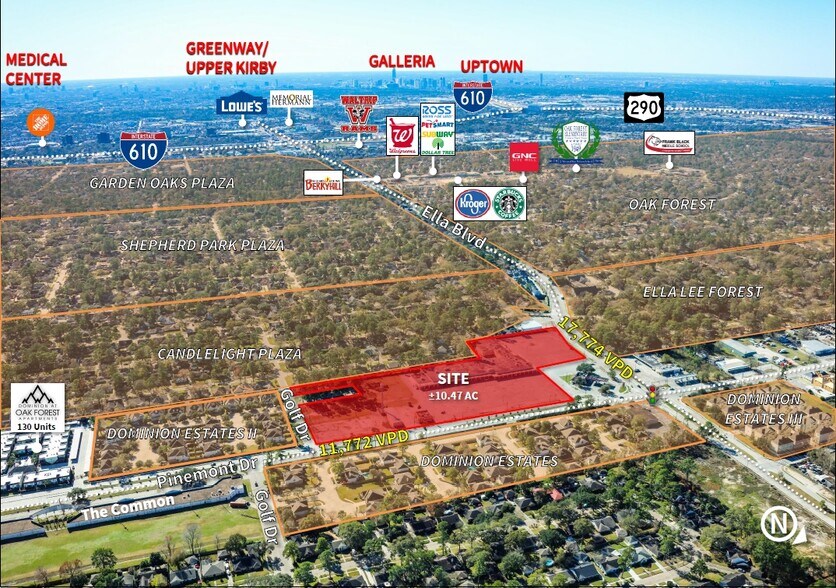 1285 Pinemont Dr, Houston, TX à vendre - Photo du bâtiment - Image 1 de 4