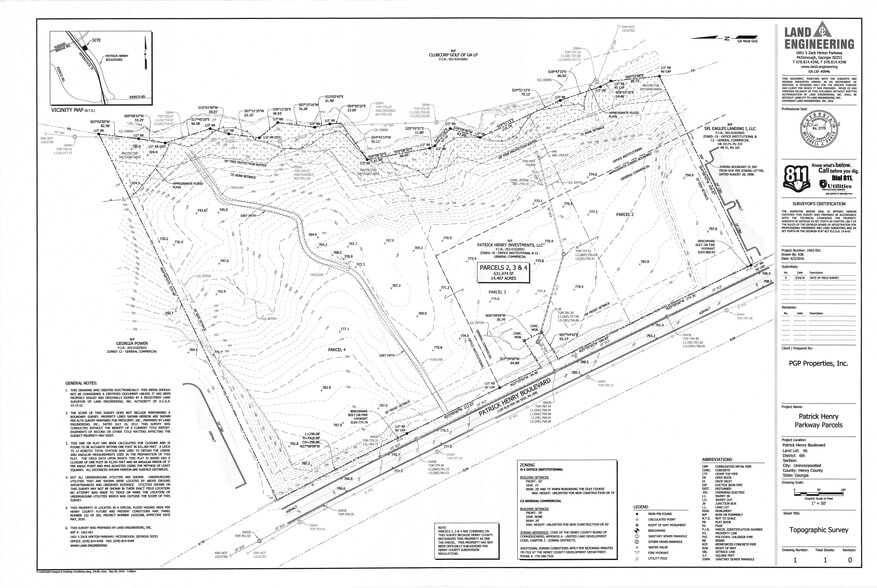 Patrick Henry Pky, Stockbridge, GA à vendre - Plan de site - Image 2 de 5