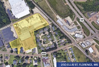 Plus de détails pour 250 Ellis St, Florence, MS - Industriel à louer