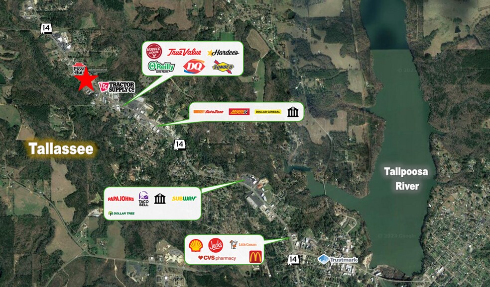 1.52 AC S of 14 hwy, Tallassee, AL for sale - Building Photo - Image 2 of 2