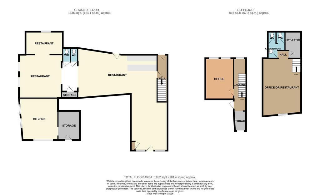 11 Mansel St, Carmarthen à vendre Plan d’étage- Image 1 de 2