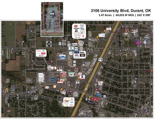 More details for 3106 University Blvd, Durant, OK - Land for Lease