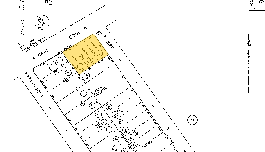 3018-3030 Pico Blvd, Santa Monica, CA for sale - Plat Map - Image 2 of 12