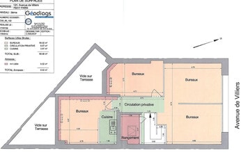 121 Avenue De Villiers, Paris à vendre Plan d’étage- Image 1 de 2