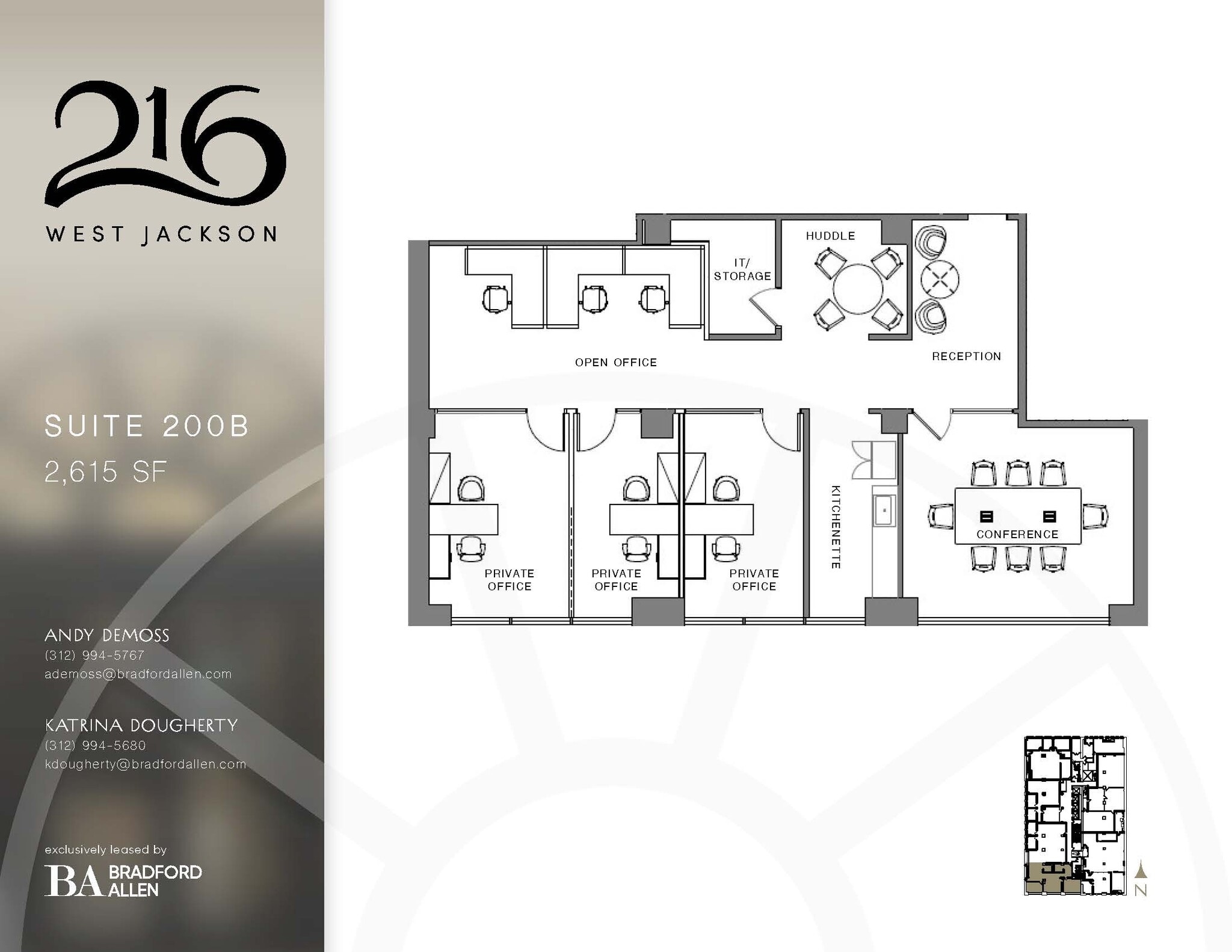 216 W Jackson Blvd, Chicago, IL for lease Floor Plan- Image 1 of 1
