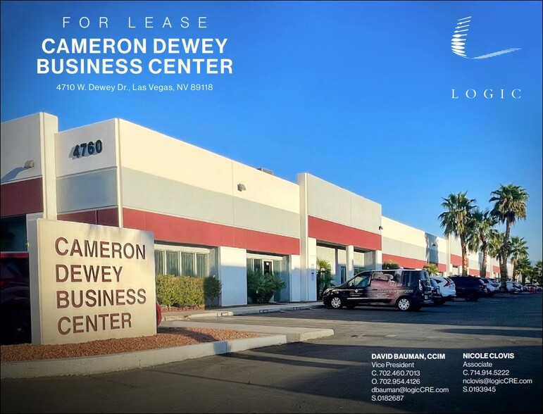 4710 W Dewey Dr, Las Vegas, NV for lease - Building Photo - Image 1 of 8