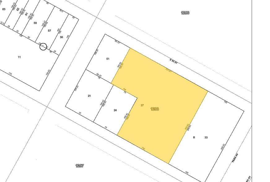 55 E 52nd St, New York, NY à vendre - Plan cadastral - Image 1 de 1