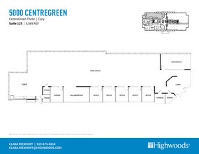 2000 CentreGreen Way, Cary, NC for lease Floor Plan- Image 1 of 1