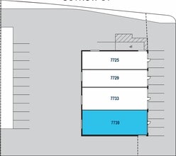 7725-7739 Othello Ave, San Diego, CA à louer Plan de site- Image 2 de 2