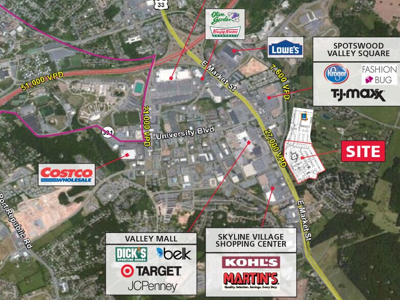 E Market St, Harrisonburg, VA for lease - Primary Photo - Image 1 of 2