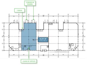 2580 Diehl Rd, Aurora, IL for lease Floor Plan- Image 1 of 1