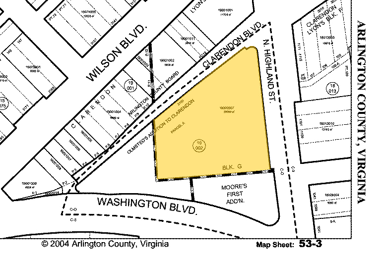 3100 Clarendon Blvd, Arlington, VA for lease - Plat Map - Image 2 of 16