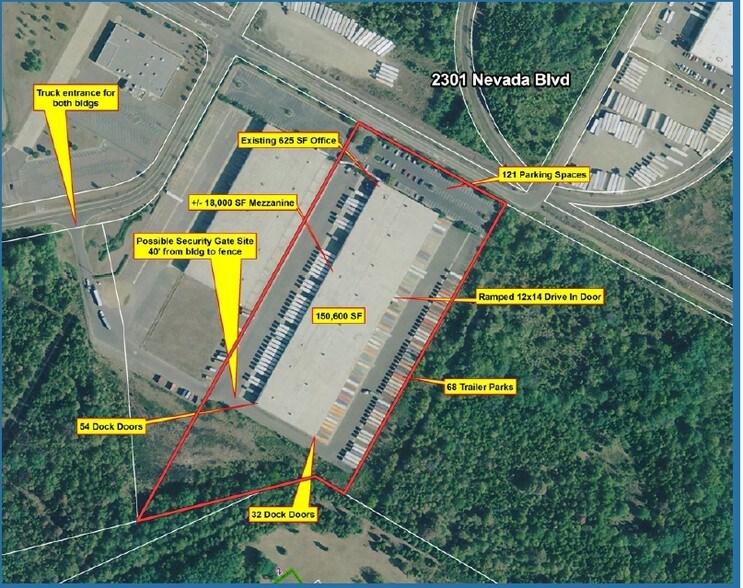2301 Nevada Blvd, Charlotte, NC à louer - Aérien - Image 3 de 7