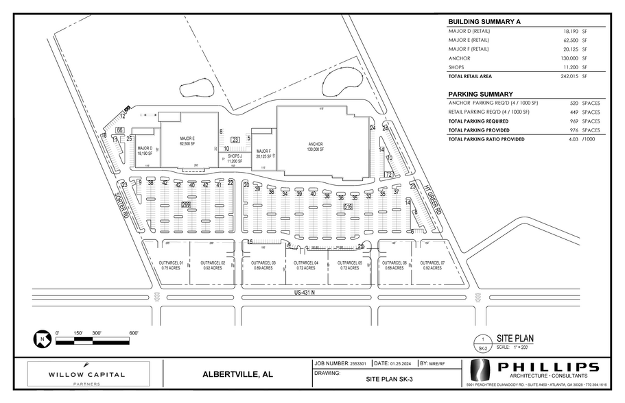 Hwy 431, Albertville, AL à louer - Plan de site - Image 2 de 2