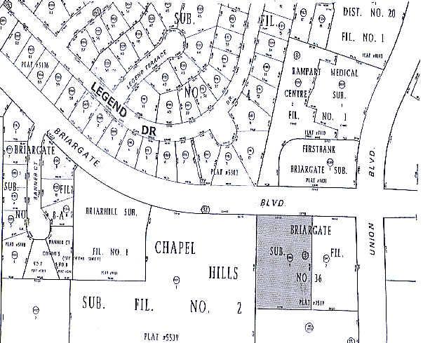 2761-2771 Briargate Blvd, Colorado Springs, CO for lease - Plat Map - Image 2 of 29