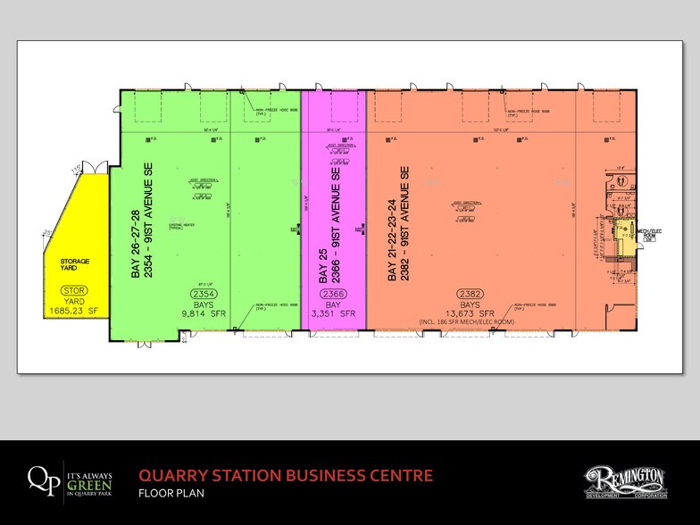 2354-2382 91st Ave SE, Calgary, AB for sale - Floor Plan - Image 1 of 1