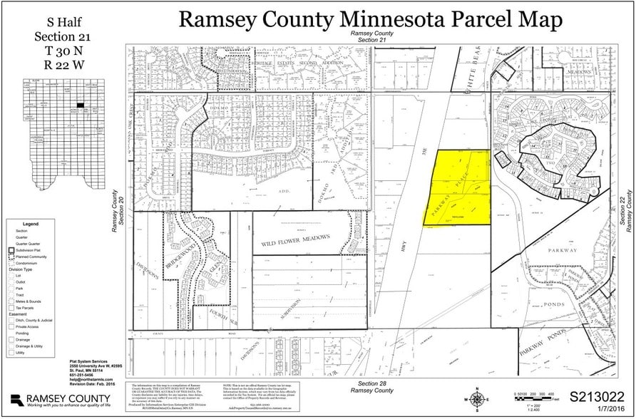 4255 White Bear Pky, Vadnais Heights, MN à louer - Plan cadastral - Image 2 de 3