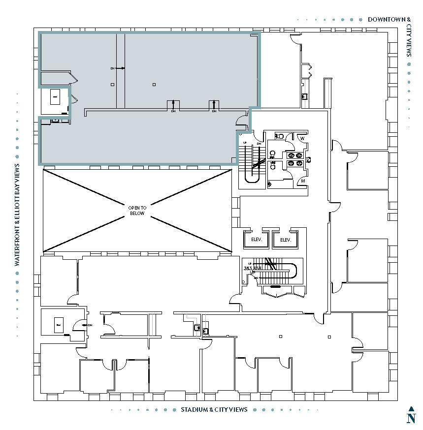 615 2nd Ave, Seattle, WA for lease Floor Plan- Image 1 of 9