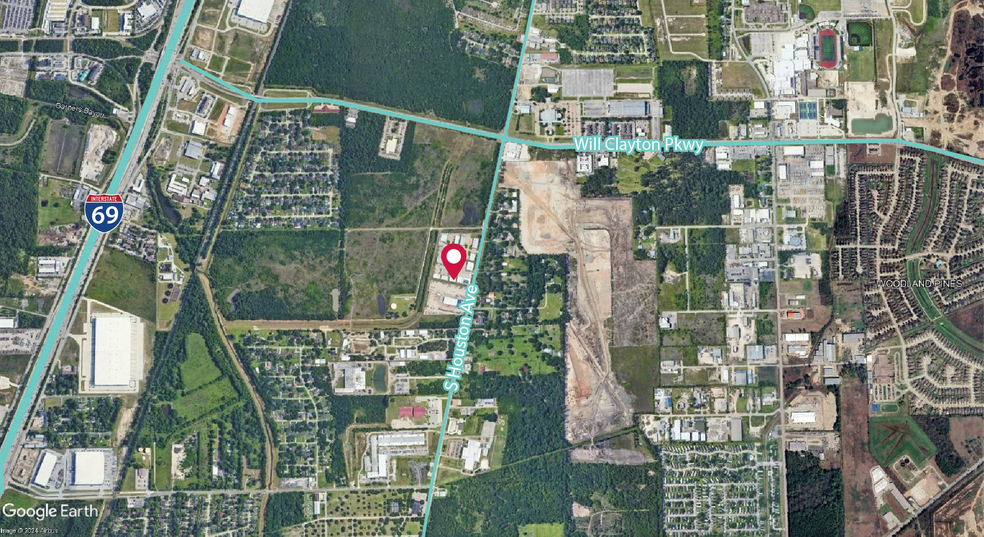 2038 S Houston Ave, Humble, TX for lease - Aerial - Image 2 of 5