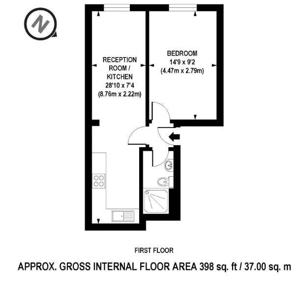 136 Holloway Rd, London for lease - Floor Plan - Image 2 of 2