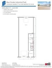 2402-2404 Blue Smoke Ct, Fort Worth, TX for lease Floor Plan- Image 1 of 1