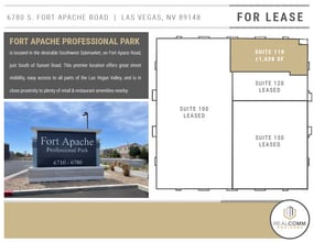 6780 Fort Apache Rd, Las Vegas, NV à louer Plan de site- Image 2 de 4